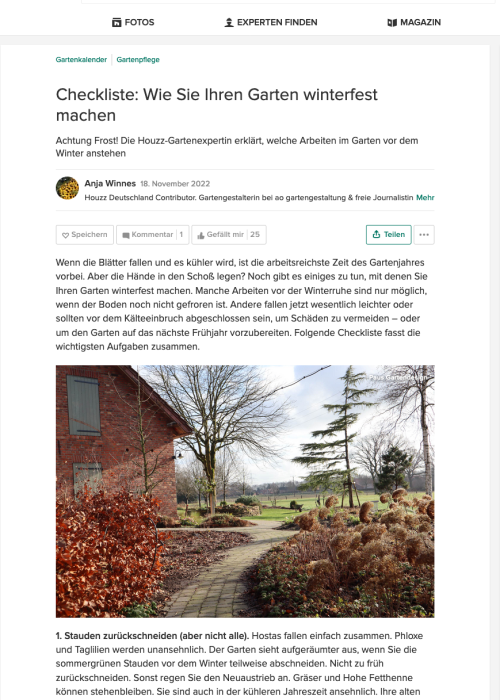 Artikel in Houzz